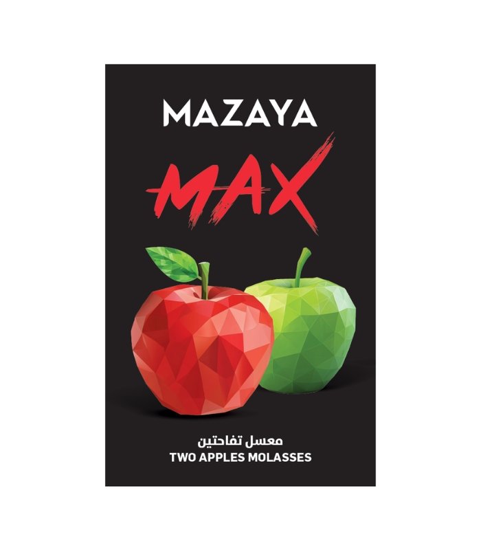 Mazaya Max Two Apples molasses shisha tobacco