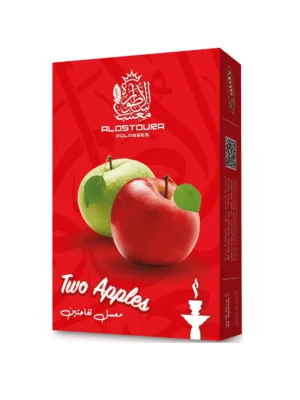 Al Ostoura Two Apples Shisha Tobacco - Authentic Sweet Double Apple Hookah Flavor at Hookah Home Lebanon