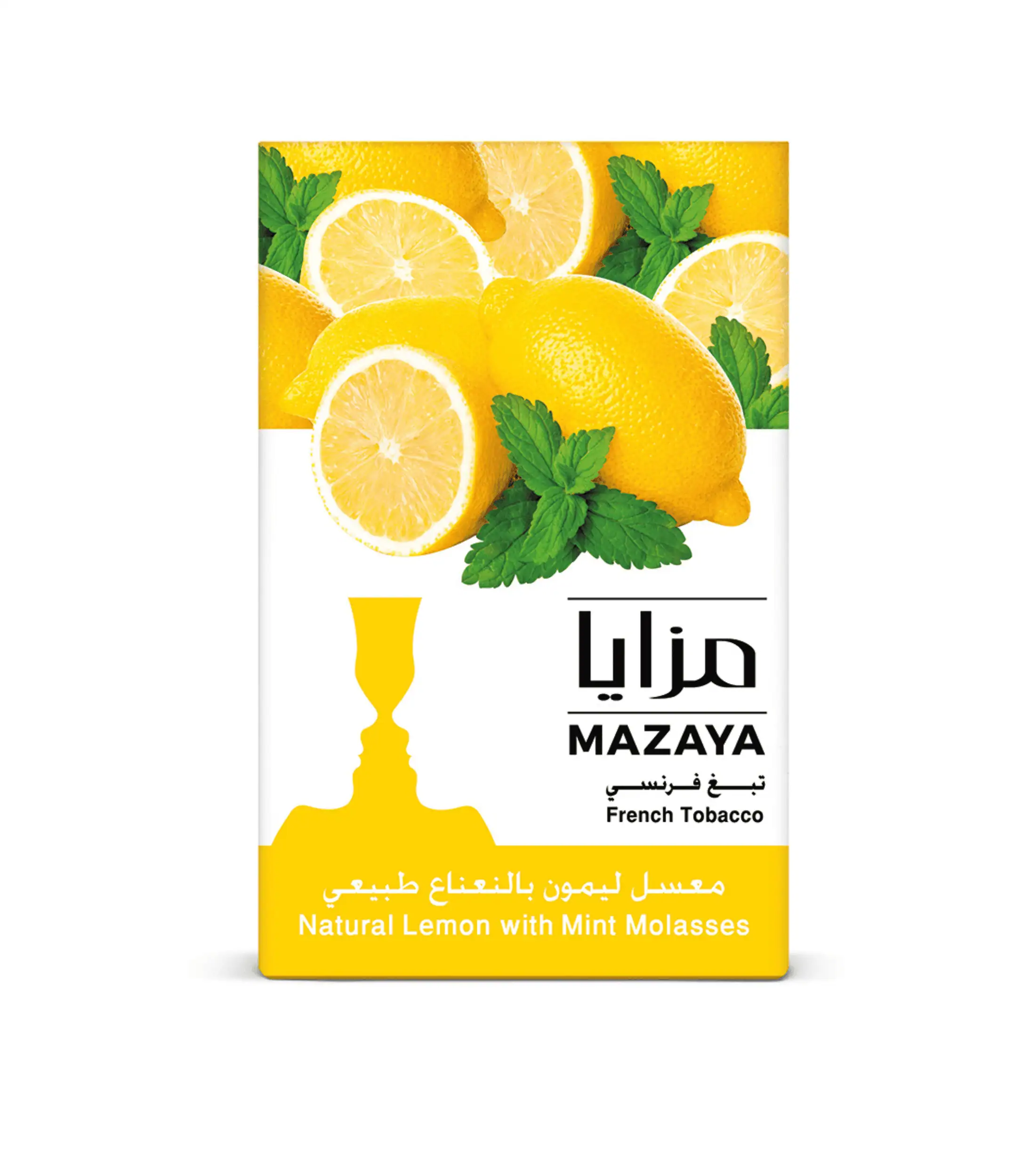 Buy Mazaya Lemon with Mint Shisha Tobacco - Zesty Citrus and Mint Hookah Flavor at Hookah Home
