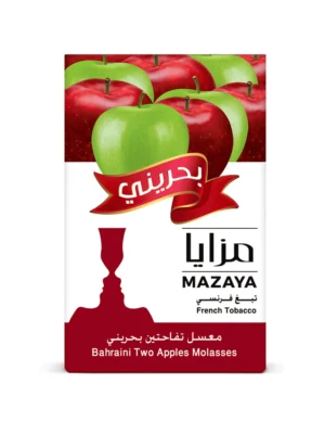 Buy Mazaya Two Apples Bahraini Shisha Molasses - Authentic Red and Green Apple Hookah Tobacco at Hookah Home Lebanon