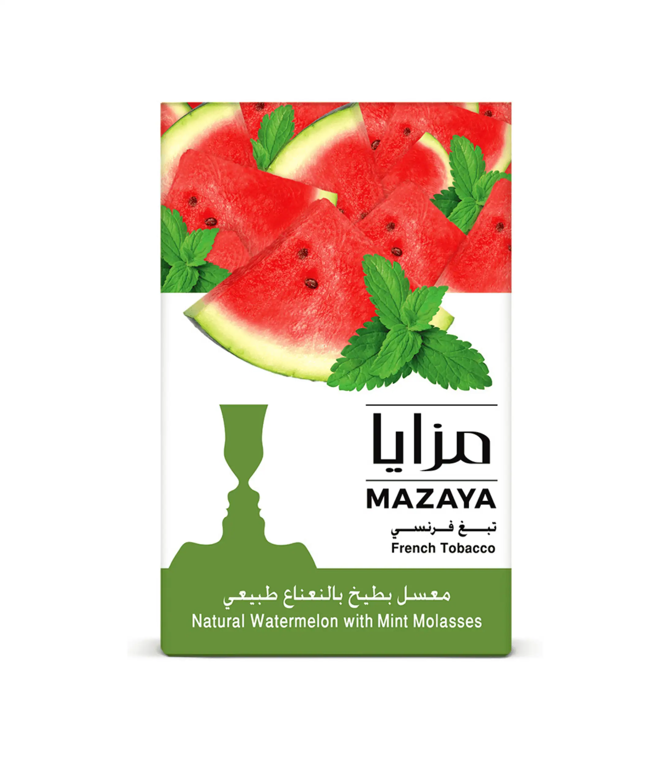 Mazaya Watermelon with Mint Shisha Tobacco - Sweet and Icy Hookah Flavor at Hookah Home