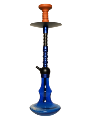 Contemporary hookah with glass base and hookah head