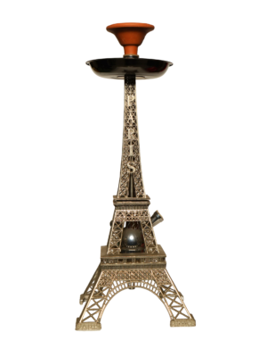 Contemporary hookah with glass base and hookah head