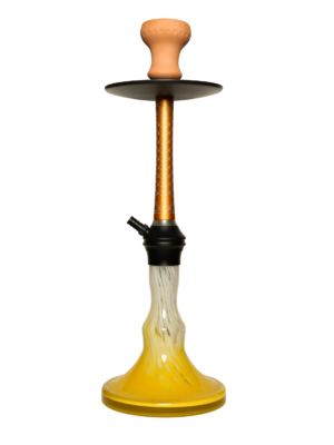 Contemporary hookah with glass base and hookah head