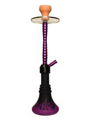 Contemporary hookah with glass base and hookah head