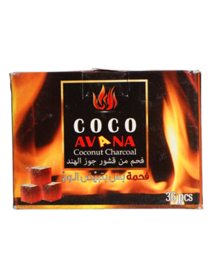 COCO AVANA Shisha Charcoal 36 pcs