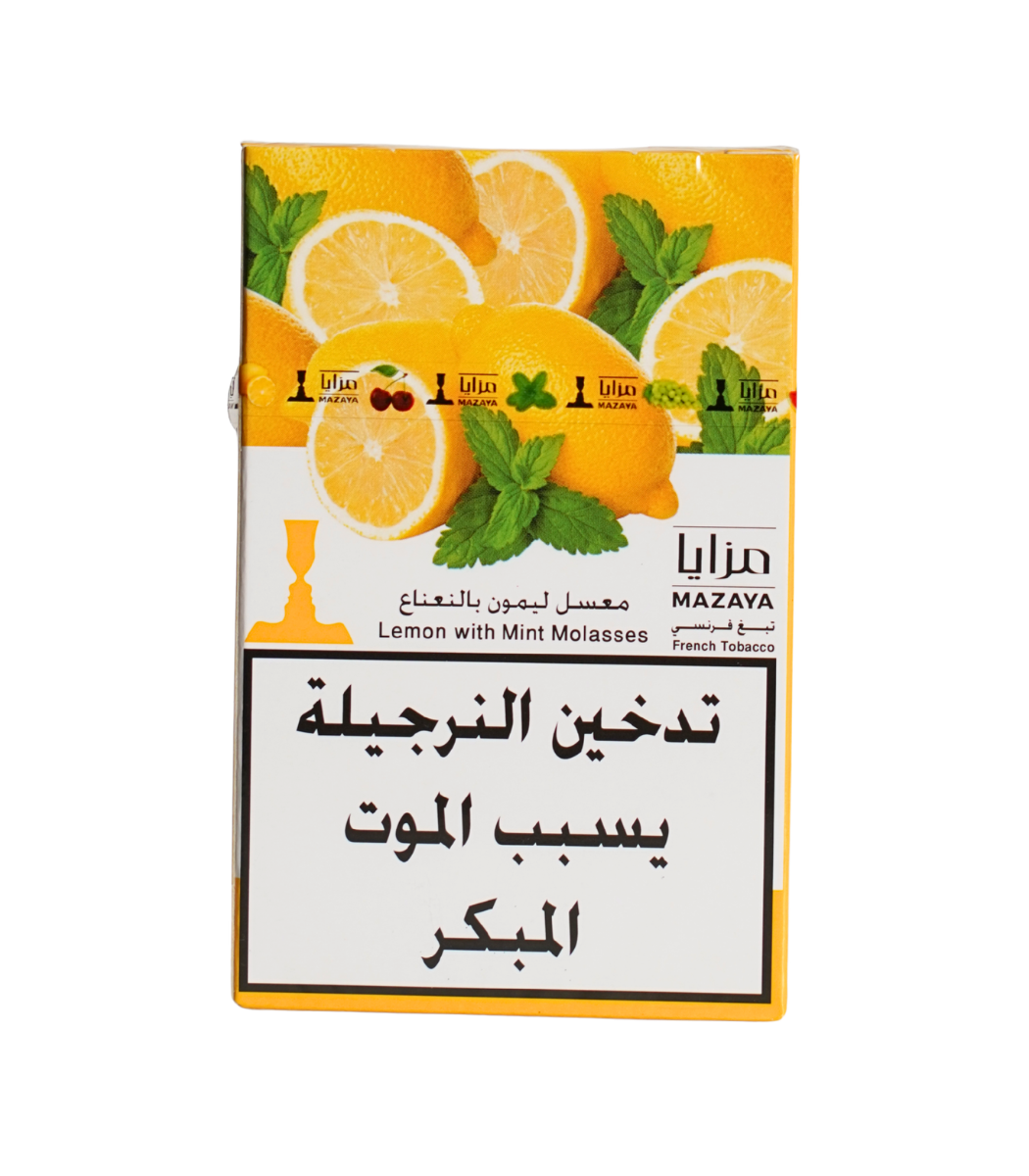 Mazaya lemon with mint 50g hookah tobacco Lebanon