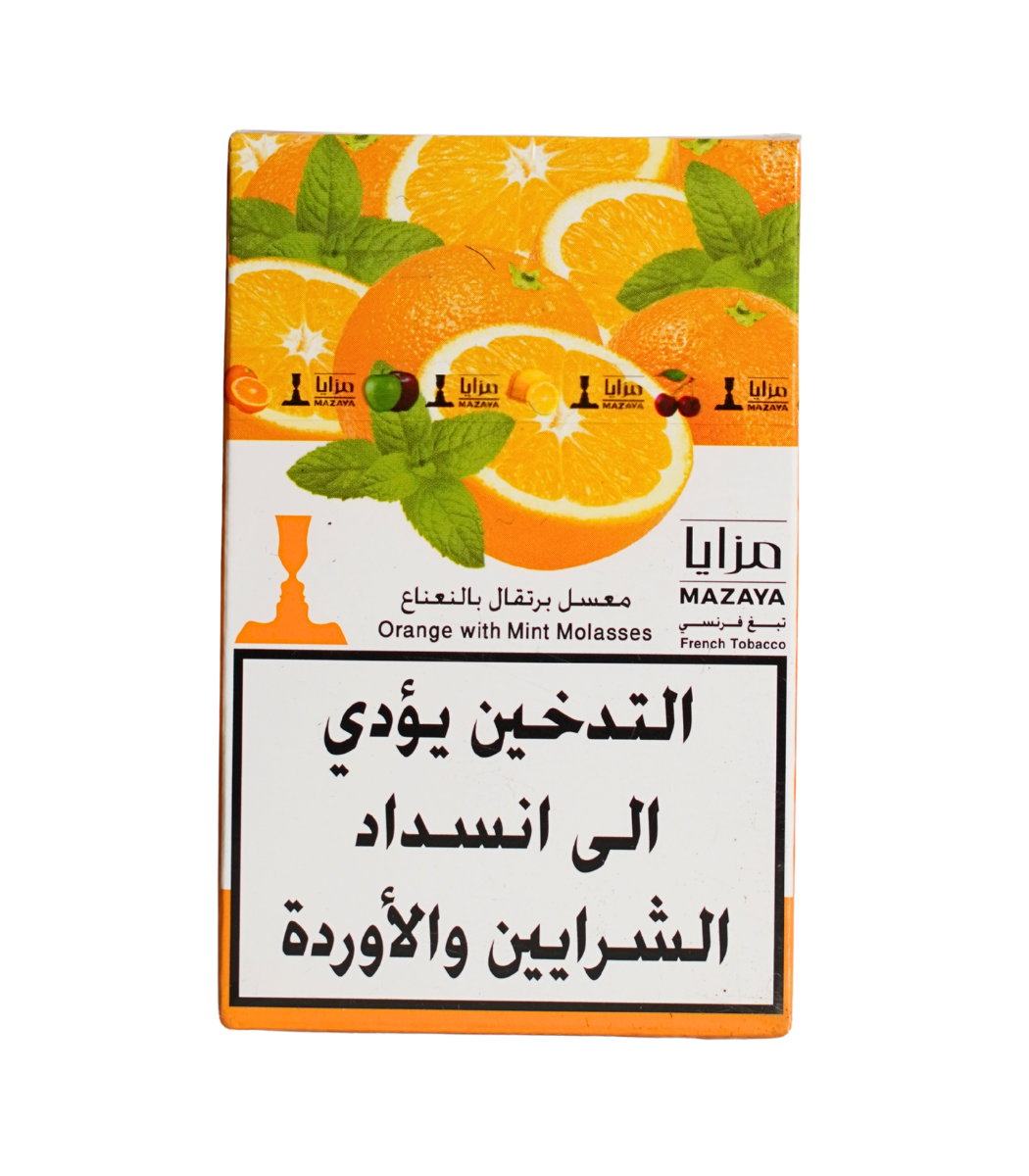 Mazaya orange with mint 50g hookah tobacco Lebanon