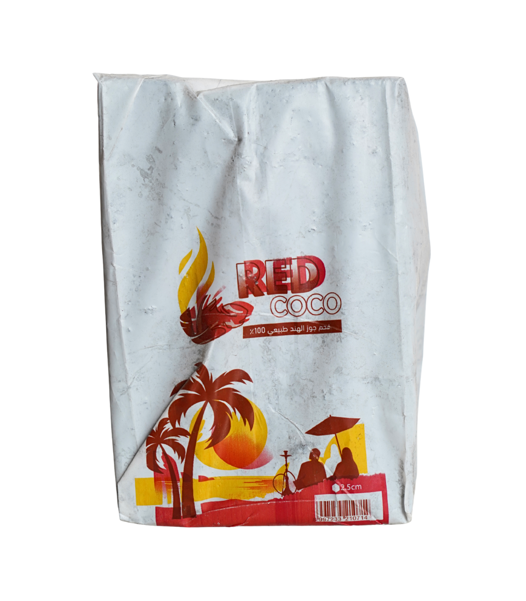 RED coco shisha charcoal 1kg Lebanon